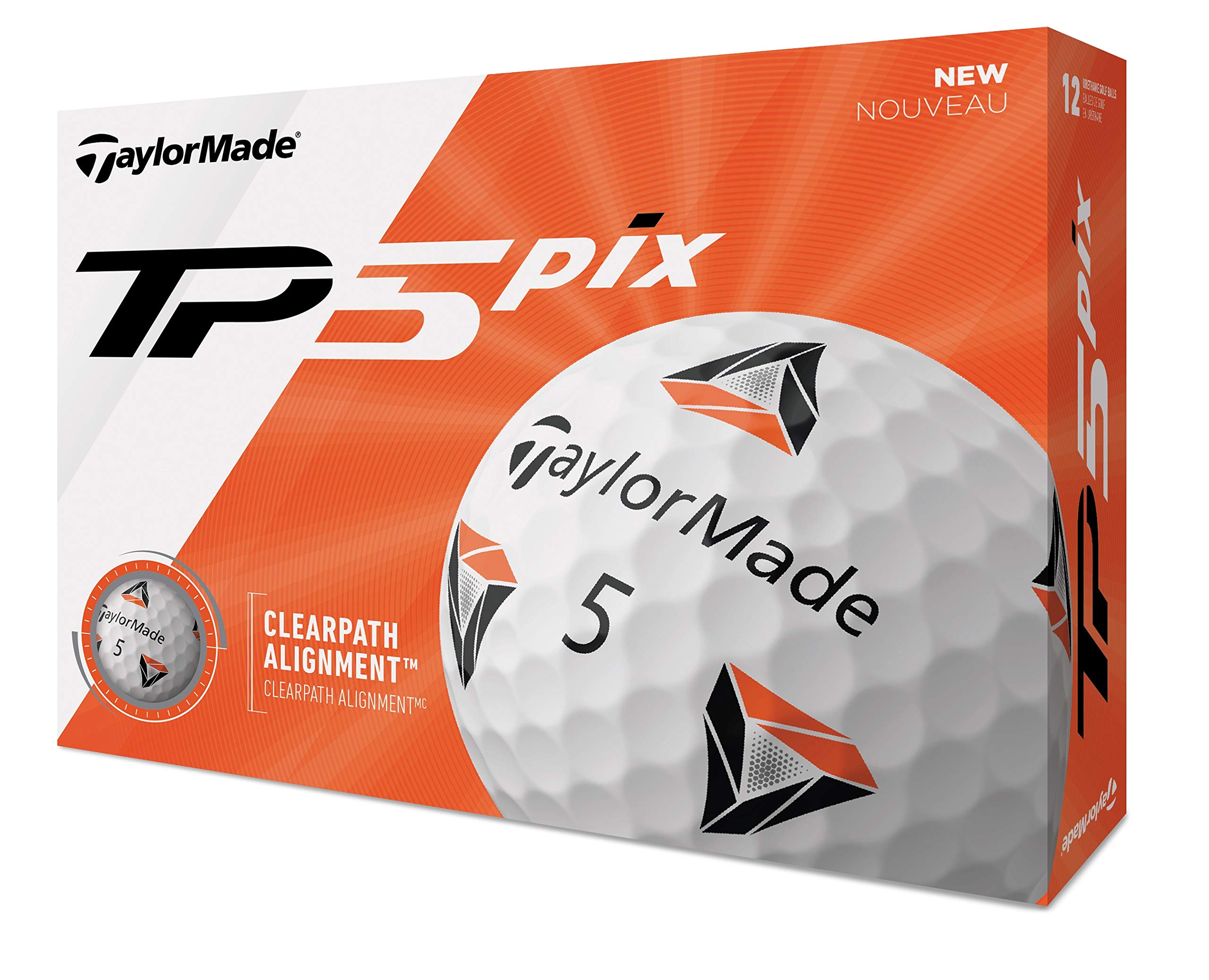 TaylorMade TM20 TP5 pix 2.0 dzn : Amazon.co.uk: Sports & Outdoors